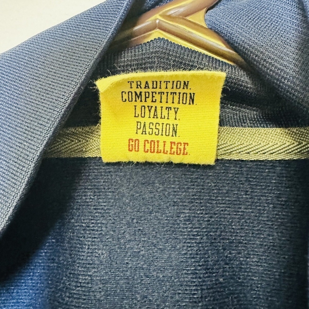 Mens ESPN University L Blue University Of Michigan Wolverines Full Zip Jacket - Picture 5 of 6